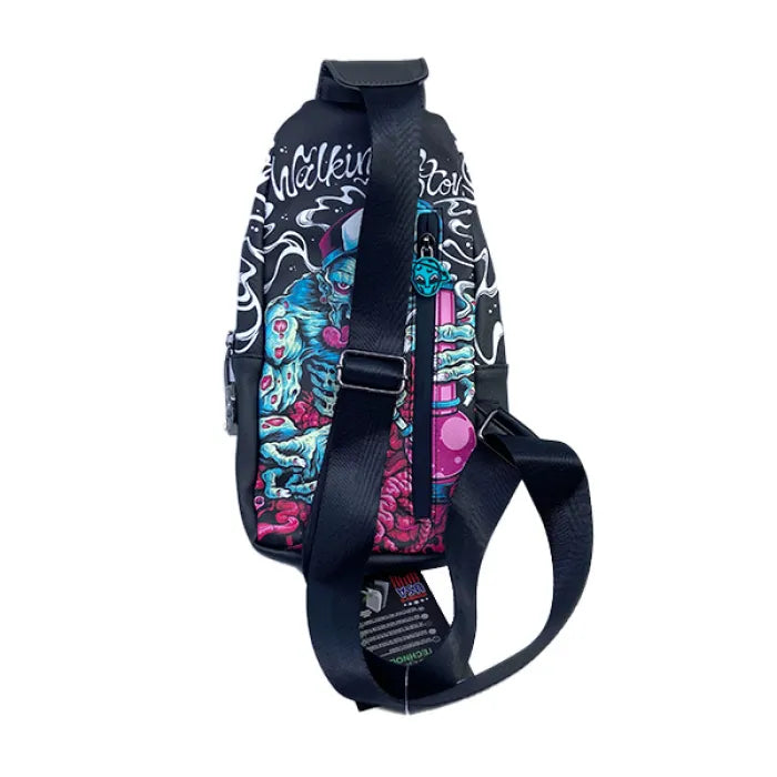 HIGH N LOST SMELL PROOG CROSS BODY BAG
