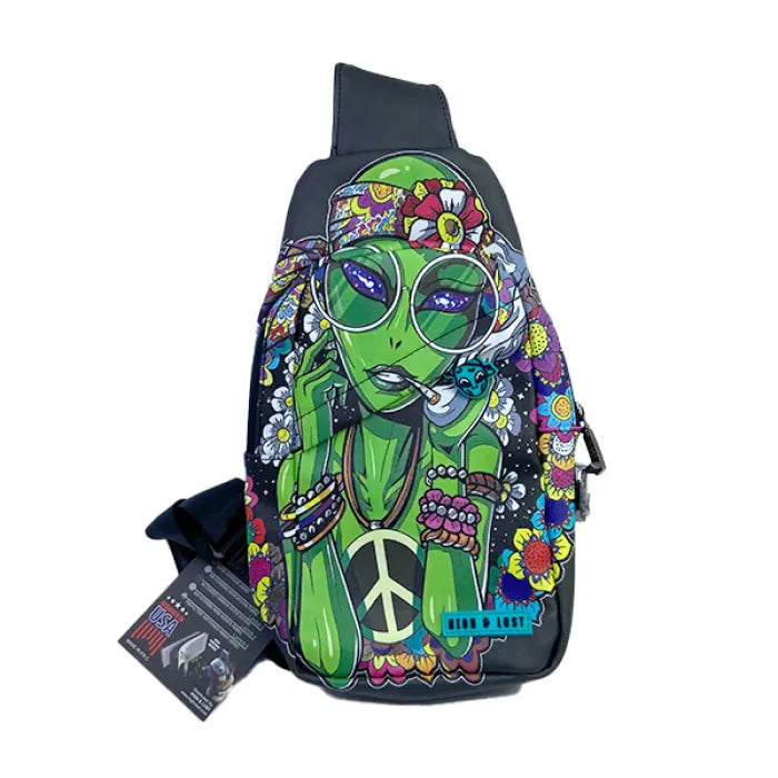 HIGH N LOST SMELL PROOG CROSS BODY BAG
