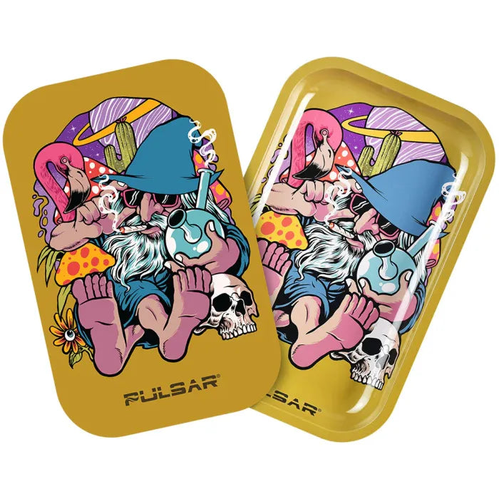 PULSAR METAL TRAY W/ 3D LID - FLAMINGO WIZARD
