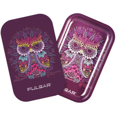 PULSAR METAL TRAY W/LID - OWL MANDALA