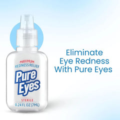 PURE EYES STERILE EYE DROPS 7ML
