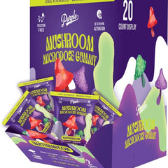 PURPLE AMANITA MUSHROOM ENHANCED 1200MG GUMMY 2PC