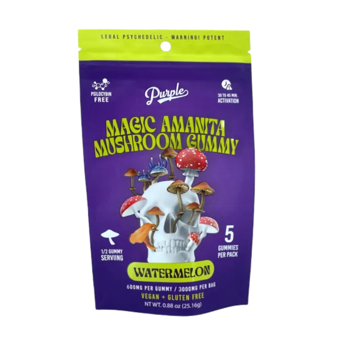 PURPLE AMANITA MUSHROOM GUMMY 3000MG