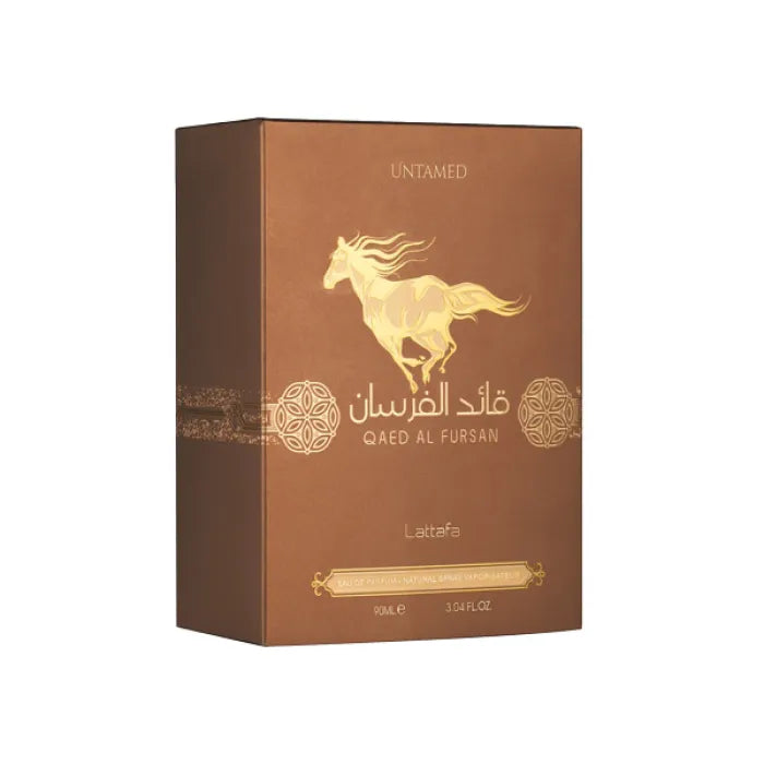QAED AL FURSAN UNTAMED (BROWN) 90ML PERFUME BY LATTAFAv