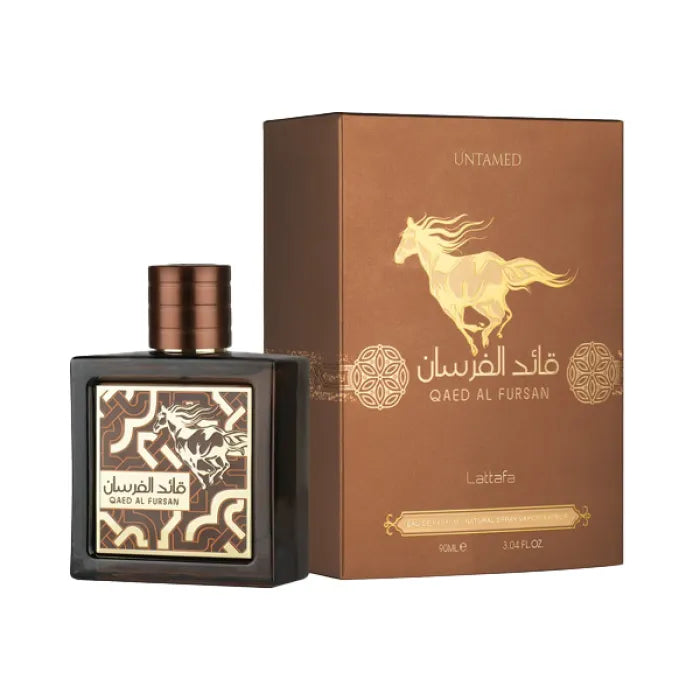 QAED AL FURSAN UNTAMED (BROWN) 90ML PERFUME BY LATTAFAv