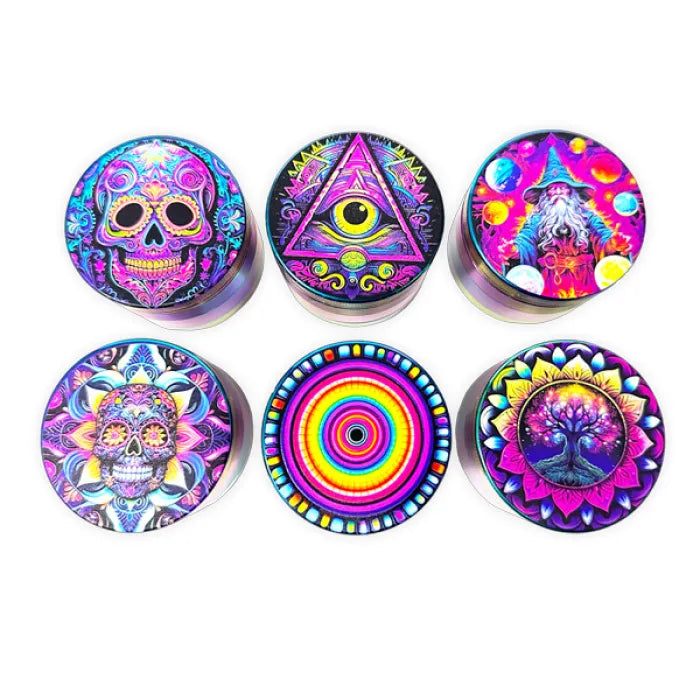SMOKEZILLA RAINBOW METAL GRINDER 25552 - ASSORTED