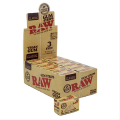 RAW GUM STRIPS CLASSIC VEGA GUM UNBLEACHED VEGAN