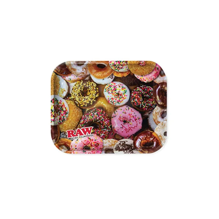 RAW LARGE METAL TRAY - DONUT THEME