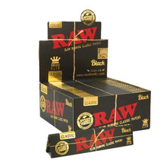 RAW BLACK CONNOISSEUR KING SIZE SLIM