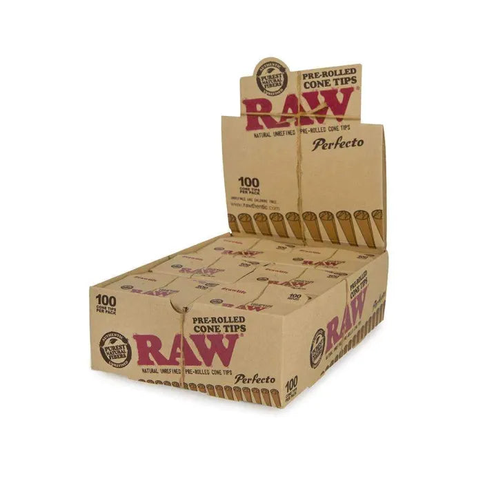 RAW PRE-ROLLED PERFECTO CONICAL TIPS