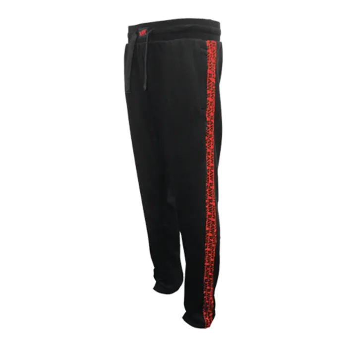 RAW SWEATPANTS W/ RED LOGO