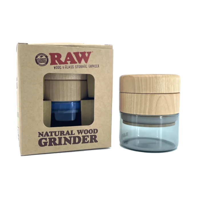 RAW WOOD & GLASS STORAGE GRINDER