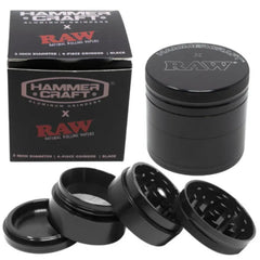 RAW X HAMMERCRAFT 2.5" 4PC GRINDER