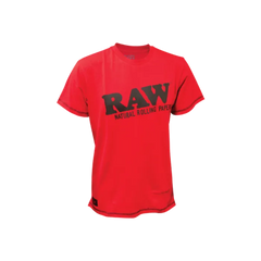 RAW COTTON RED SHIRT W/ ZIPPER POCKET 22079