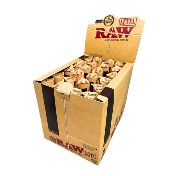 RAW LEVEL CLASSIC CONE 6/PK - 3.3"