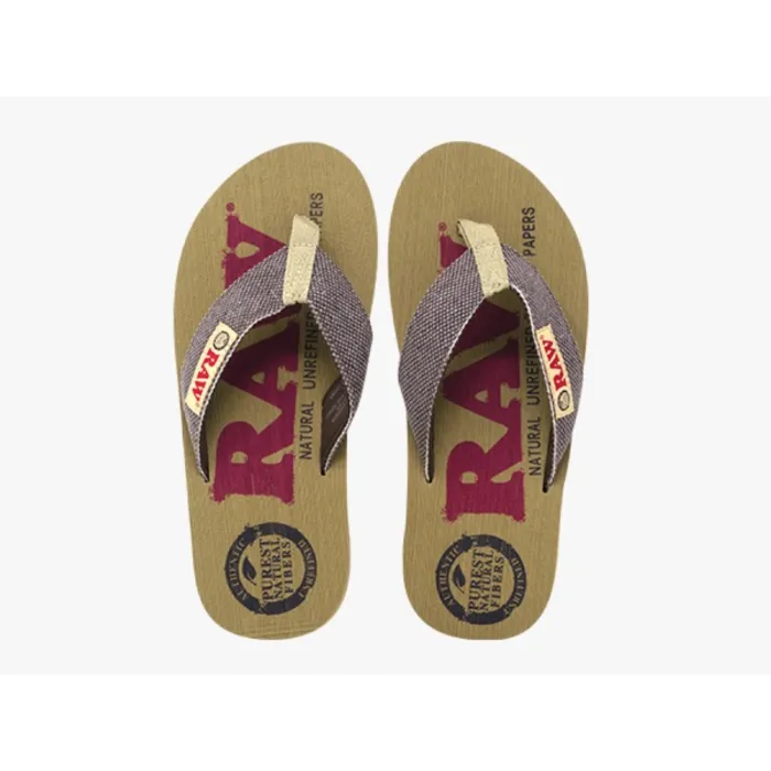 RAW THONG SANDAL SIZE 8-13 12PK