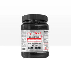 RED DEVIL LIGHTS OUT DUAL D9 HHC THCP 300MG 25CT JAR GUMMY