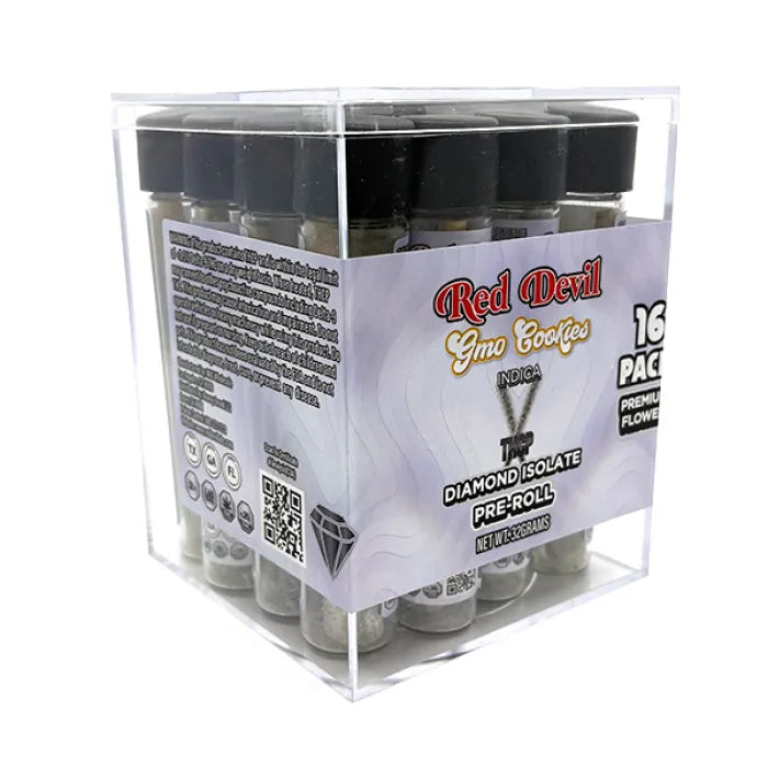 RED DEVIL THCP DIAMOND ISOLATE PREROLLS 2G 16CT