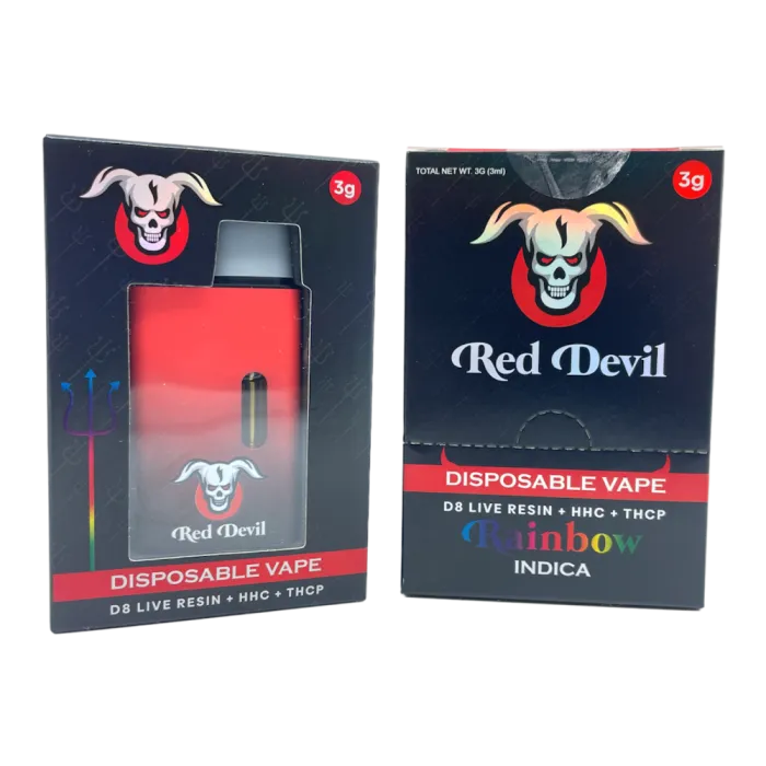 RED DEVIL D8 LR HHC DISPOSABLE 3G 5CT