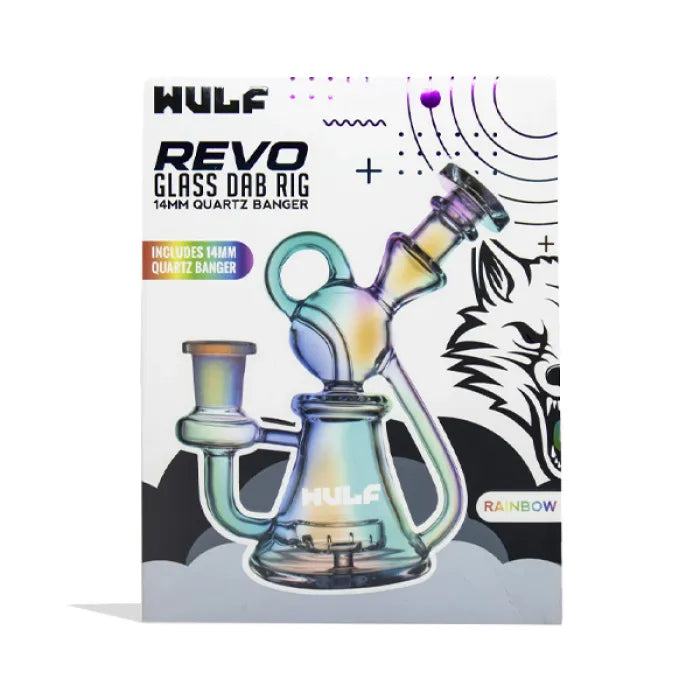 WULF REVO GLASS DAB DIG 14MM QUARTZ BANGER