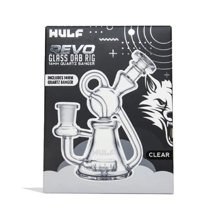WULF REVO GLASS DAB DIG 14MM QUARTZ BANGER
