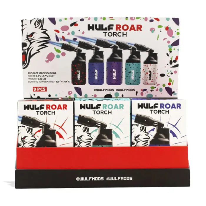 WULF ROAR TORCH BUTANE POWERED ASSORTED