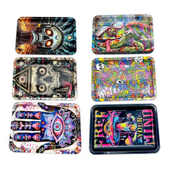 SMOKEZILLA METAL ROLLING TRAY 25482 6CT - ASSORTED