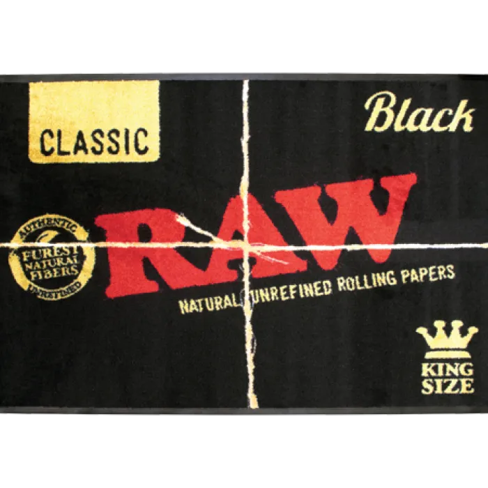 RAW BLACK FLOOR MAT