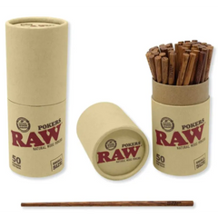 RAW WOODEN POKERS SMALL