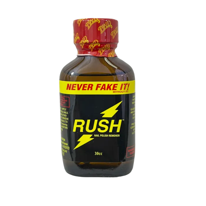 RUSH NAIL POLISHER 30ML - BLACK & YELLOW
