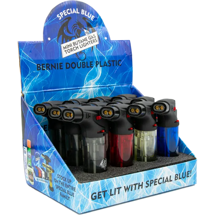 SB BERNIE DOUBLE PLASTIC LIGHTER LT115M