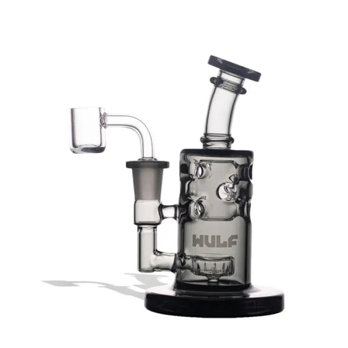 WULF SHIFT GLASS DAB RIG 14MM QUARTZ BANGER