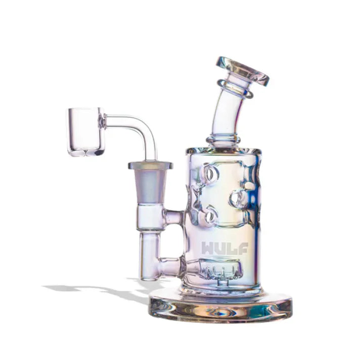 WULF SHIFT GLASS DAB RIG 14MM QUARTZ BANGER