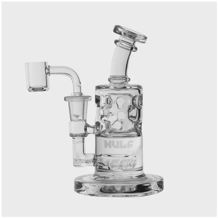 WULF SHIFT GLASS DAB RIG 14MM QUARTZ BANGER