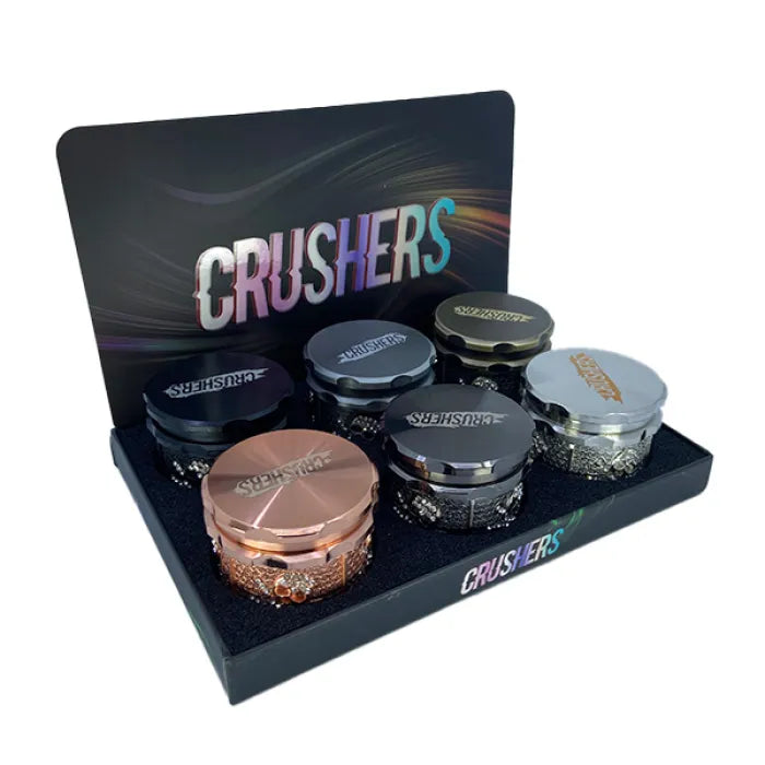 CRUSHERS GRINDER SKULL DIAMOND 63MM GR410 ASSORTED