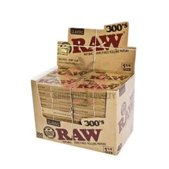 RAW NATURAL PAPERS 300CT 1 1/4