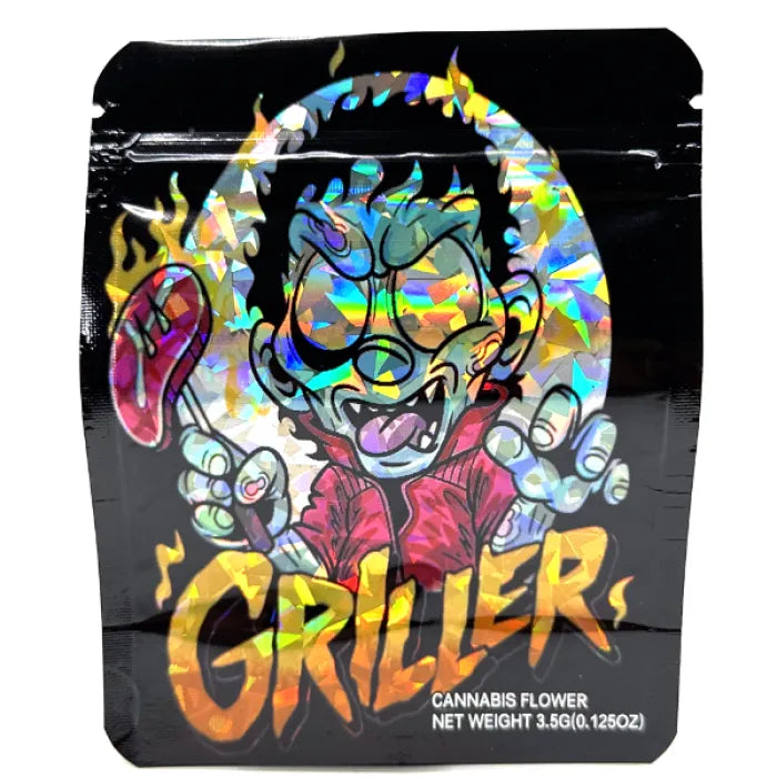 SMOKE PROOF BAGS 100CT - GRILLER BLACK