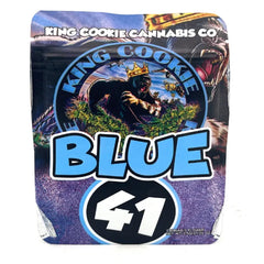 SMOKE PROOF BAGS 100CT - KING COOKIE CANNABIS CO - BLUE 41 LARGE