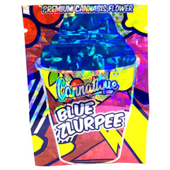 SMOKE PROOF BAGS 100CT SMALL - BLUE ZLURPEE DRINK