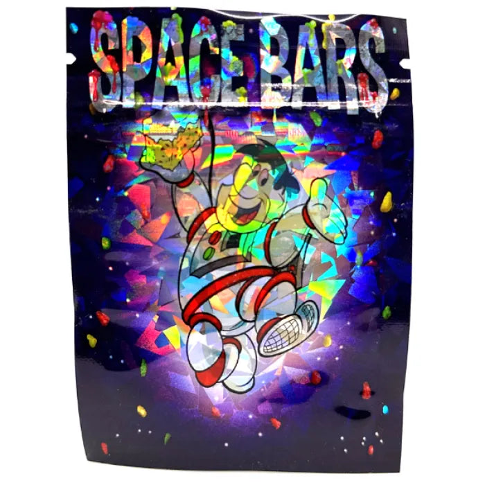 SMOKE PROOF BAGS 100CT SMALL - SPACE BARS ASTRONAUT FLINTSTONE