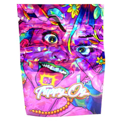 SMOKE PROOF BAGS 100CT SMALL - TRIPPY OG PURPLE FACE