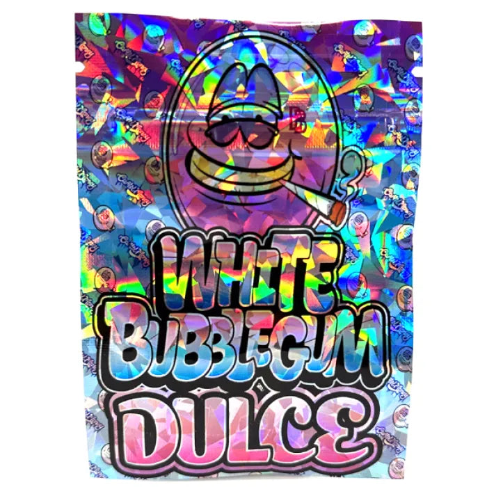 SMOKE PROOF BAGS 100CT SMALL - WHITE BUBBLEGUM DULCE