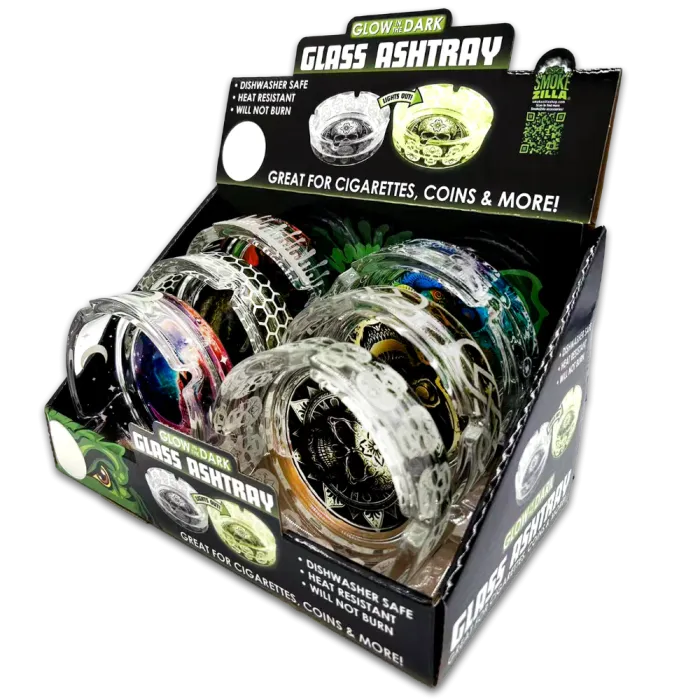 SMOKEZILLA GID GLASS ASHTRAY MIX D