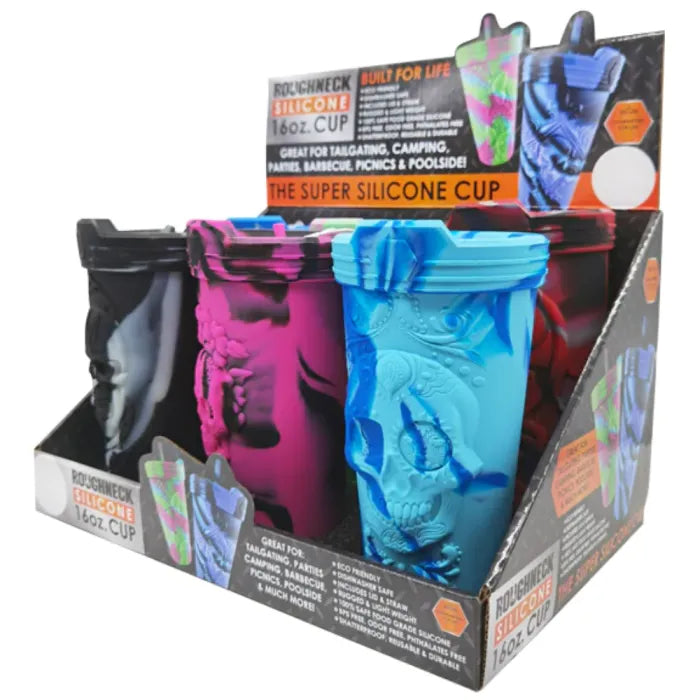 SMOKEZILLA SILICONE CUP 16OZ W LID 022911