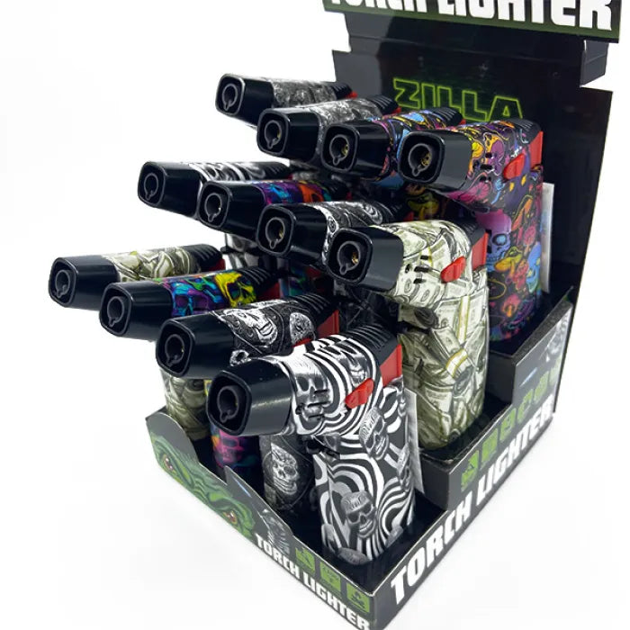SMOKEZILLA PRINT B TORCH LIGHTER 25044 - ASSORTED