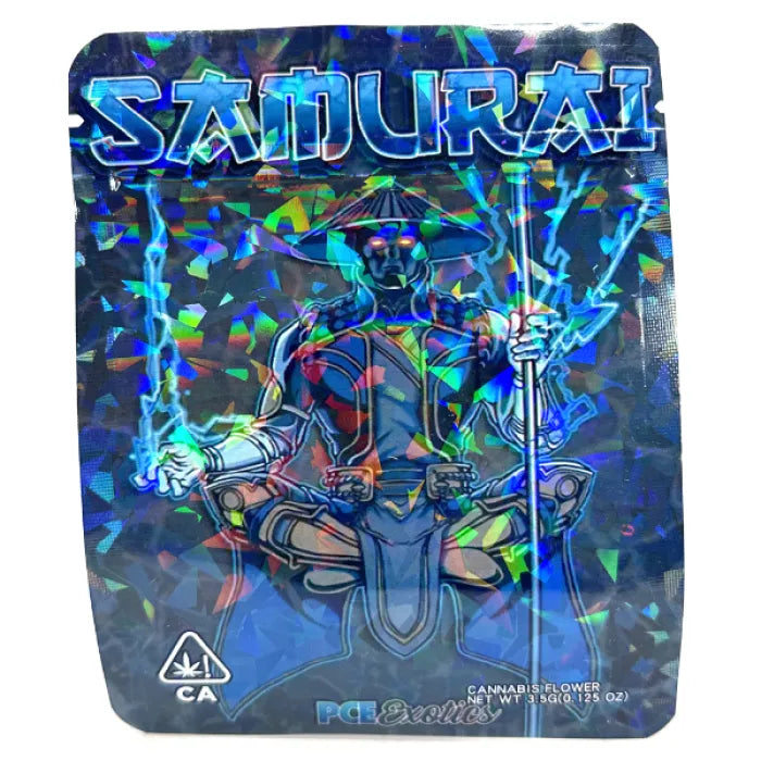 SMOKE PROOF BAGS - BLUE SAMURAI SMOKING