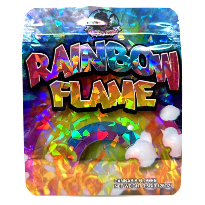 SMOKE PROOF BAGS - RAINBOW FLAME