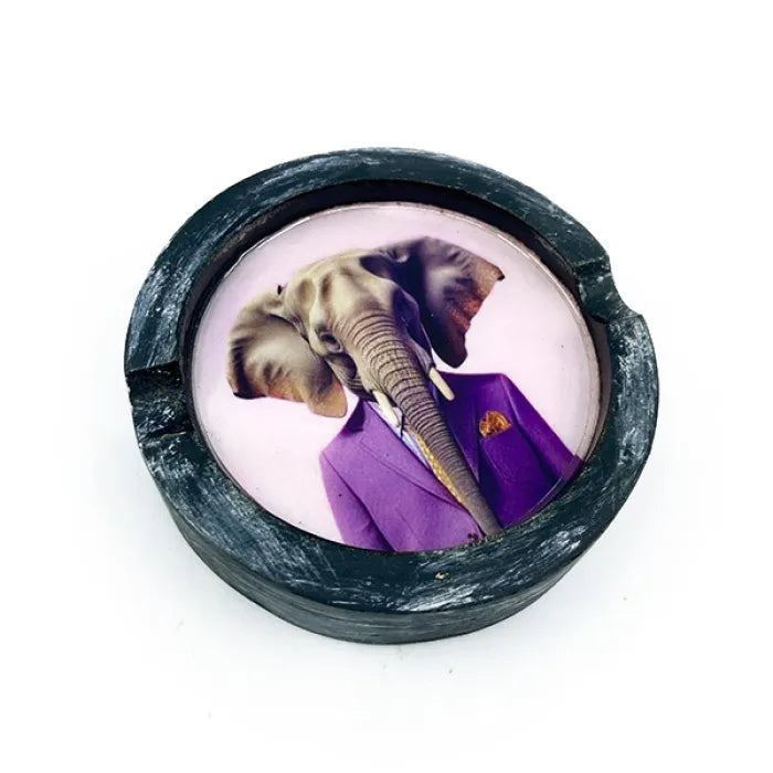 TRIPPY GOAT SMOKY ASHTRAY