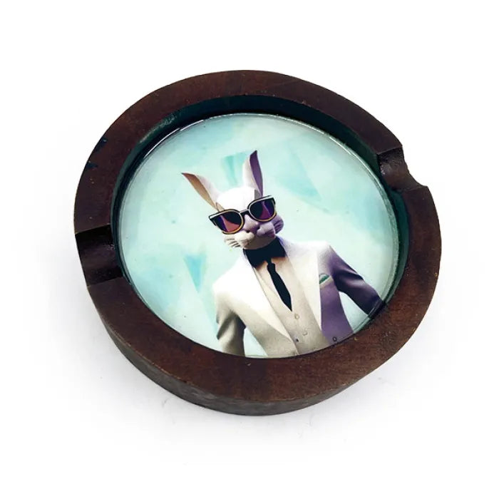 TRIPPY GOAT SMOKY ASHTRAY