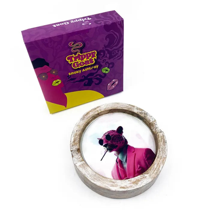 TRIPPY GOAT SMOKY ASHTRAY